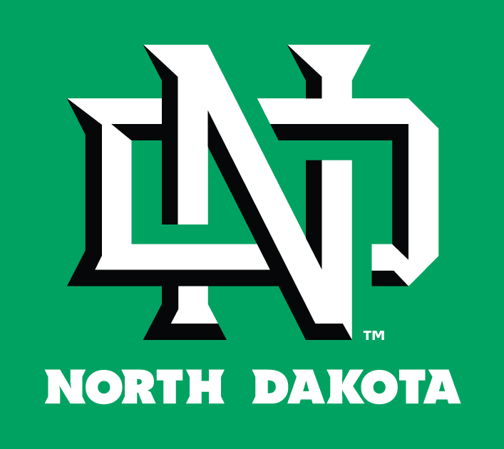 North Dakota Fighting Hawks 2012-2015 Primary Dark Logo iron on paper